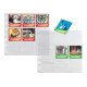 Buste forate Atla K  - 21 x 29,7 cm - PP - porta figurine - 9 tasche - liscio - Sei Rota - conf. 10 pezzi