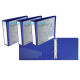 Raccoglitore personalizzabile KingShow - 22 x 30 cm - 4 anelli a D 25 mm - dorso 4 cm - blu - Starline