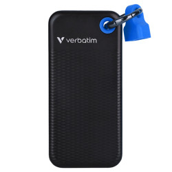 SSD Portatile Pocket USB 3.2 GEN 2 - 1 TB - Nero/Blu- Verbatim - 32191