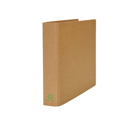 Raccoglitore Eco - 22 x 30 cm - 4 anelli tondi 30 mm - dorso 4 cm - avana - Starline