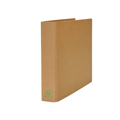 Raccoglitore Eco - 22 x 30 cm - 4 anelli tondi 30 mm - dorso 4 cm - avana - Starline