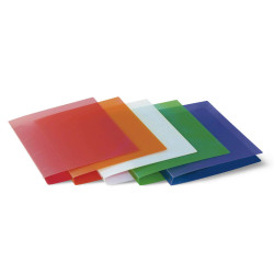 Raccoglitore Eco - 22 x 30 cm - 4 anelli tondi 30 mm - dorso 4 cm - PP semitrasparente - colori assortiti - Starline