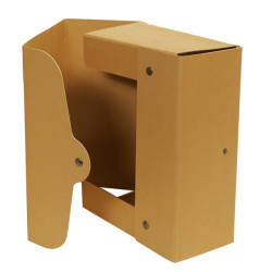 Scatola progetto - dorso 12 cm - 25 x 35 cm - cartone FSC - avana - Starline