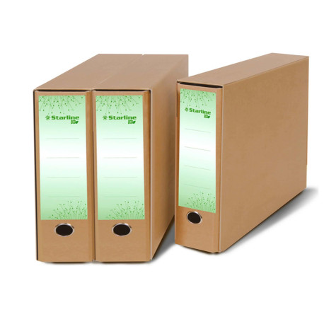 Registratore commerciale/UNI - Eco - dorso 5 cm - avana - Starline