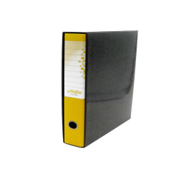 Registratore Kingbox - dorso 5 cm - protocollo 23 x 33 cm - giallo - Starline