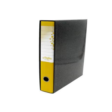 Registratore Kingbox - dorso 5 cm - protocollo 23 x 33 cm - giallo - Starline