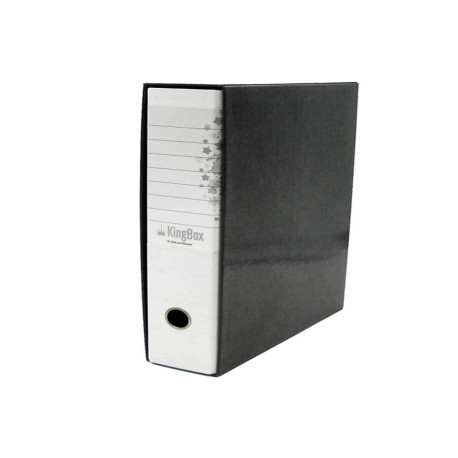Registratore Kingbox - dorso 8 cm - protocollo 23 x 33 cm - bianco - Starline