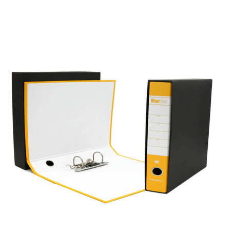 Registratore Starbox - dorso 5 cm - commerciale 23 x 30 cm - giallo - Starline