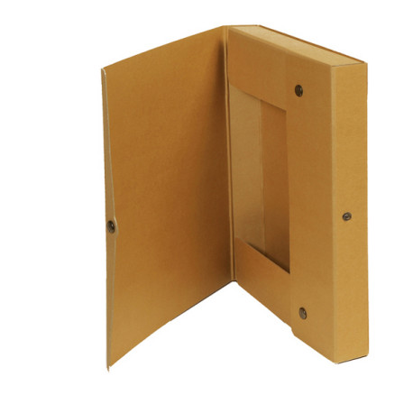 Scatola progetto - dorso 8 cm - 25 x 35 cm - cartone FSC - avana - Starline