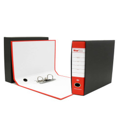 Registratore Starbox - dorso 5 cm - commerciale 23 x 30 cm - rosso - Starline