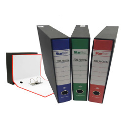 Registratore Starbox - dorso 5 cm - protocollo 23 x 33 cm - colori assortiti - Starline