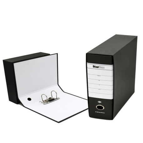 Registratore Starbox - dorso 8 cm - commerciale 23 x 30 cm - nero - Starline