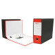 Registratore Starbox - dorso 8 cm - commerciale 23 x 30 cm - rosso - Starline