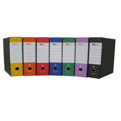 Registratore Starbox sfuso - dorso 8 cm - protocollo 23 x 33 cm - arancio - Starline