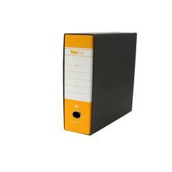 Registratore Starbox sfuso - dorso 8 cm - protocollo 23 x 33 cm - giallo - Starline