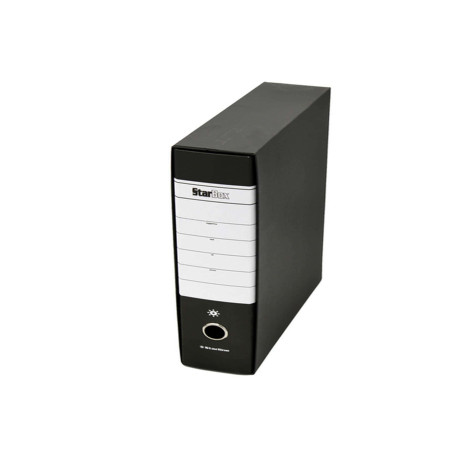 Registratore Starbox sfuso - dorso 8 cm - protocollo 23 x 33 cm - nero - Starline