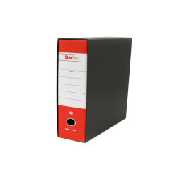 Registratore Starbox sfuso - dorso 8 cm - protocollo 23 x 33 cm - rosso - Starline