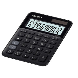 Calcolatrice da tavolo MS 20UC - 105x149,5x23 mm - 12 cifre - plastica - nero - Casio