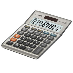 Calcolatrice da tavolo MS-120FM - 12 cifre - grigio - Casio