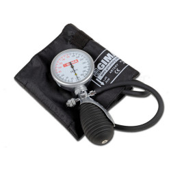 Sfi?gmomanometro ad aneroide palmare plus con manometro in ABS completo di bracciale.