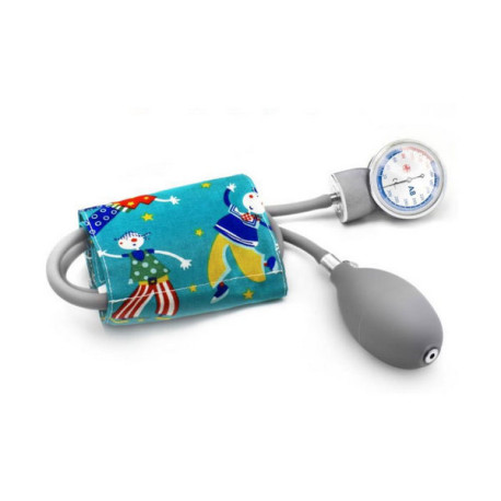 Sfigmomanometro aneroide pediatrico completo di due bracciali neonato/bambino