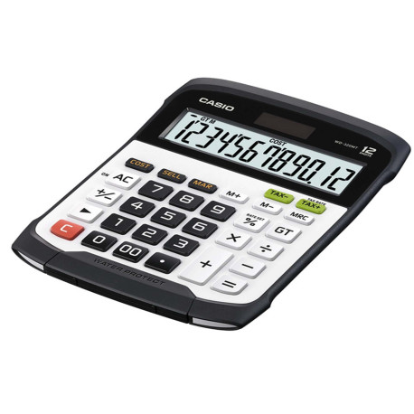 Calcolatrice da tavolo WD-320MT - 12 cifre - waterproof - Casio