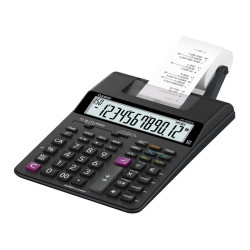 Calcolatrice scrivente HR-150RCE - con adattatore - 12 cifre - 5,8 x 16,5 x 24,2 cm - nero - Casio
