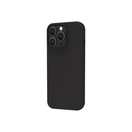 Celly PLANET - Cover per cellulare - poliuretano termoplastico (TPU) riciclato al 100% - nero - per Apple iPhone 14 Pro