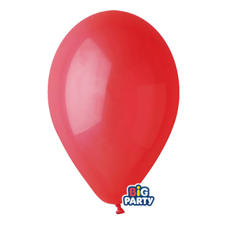 Palloncino - diametro 26 cm - lattice - rosso - conf. 16 pezzi