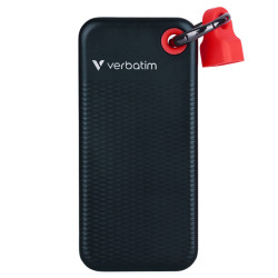 SSD Portatile Pocket USB 3.2 GEN 2 - 1 TB - Nero/Rosso -Verbatim - 32192
