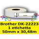Rotolo di Etichette Compatibie a Trasferimento Termico per Brother DK-22223 mm 30,48 X 50