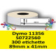 Rotolo di Etichette Compatibie a Trasferimento Termico per Dymo 11356 S0722560 mm 89 X 41 300 Etichette Permanente