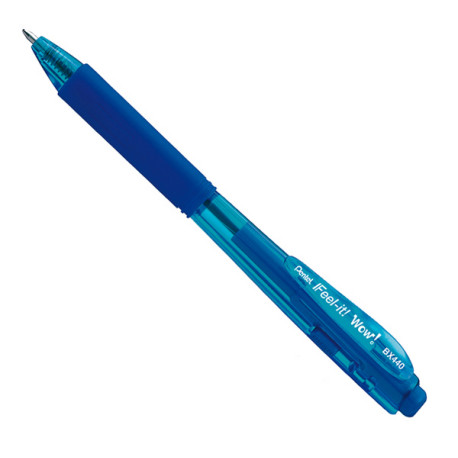 Penna a sfera a scatto Feel It Wow! - punta 1,0 mm - blu - Pentel
