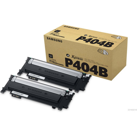 Samsung/HP - Conf. 2 Toner originale - Nero - CLTP404B/ELS - 1.500 pag cad