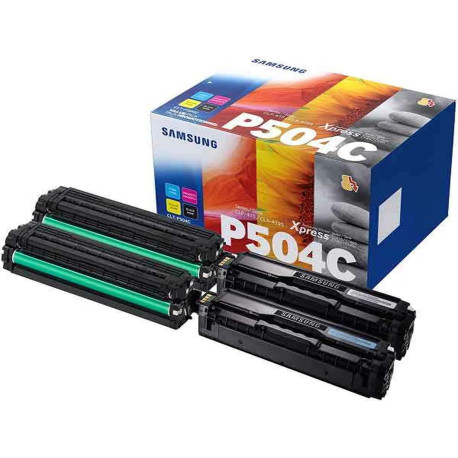 Samsung/HP - Conf. 4 Toner originale - C/M/Y/K - CLT-P504C - SU400A
