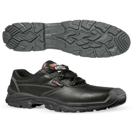Calzatura di sicurezza Arizona UK S3 SRC Rock&roll - pelle grana mina idrorepellente - numero 38 - nero - U-Power