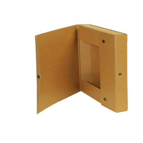 Scatola progetto - dorso 6 cm - 25 x 35 cm - cartone FSC - avana - Starline