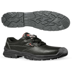Calzatura di sicurezza Arizona UK S3 SRC Rock&roll - pelle grana mina idrorepellente - numero 45 - nero - U-Power