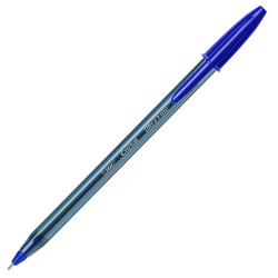 Penna a sfera con cappuccio Cristal® Exact - punta 0,7 mm - blu - Bic - scatola 20 pezzi