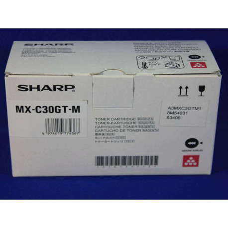 Sharp - Toner - Magenta - MXC30GTM - 6.000 pag
