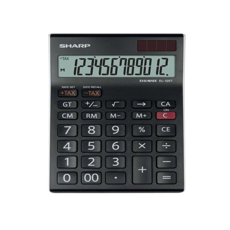 Sharp - Calcolatrice da Tavolo EL-125T - 12 cifre - EL-125T