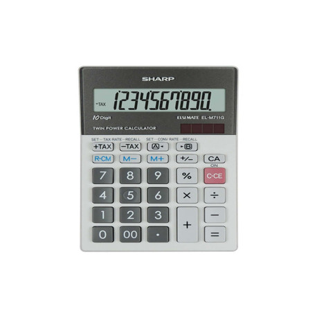 Sharp - Calcolatrice da tavolo ELM711ggy - 10 cifre - SH-ELM711GGY