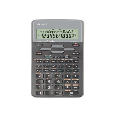 Sharp - Calcolatrice scientifica - Grigio - EL531THBGY