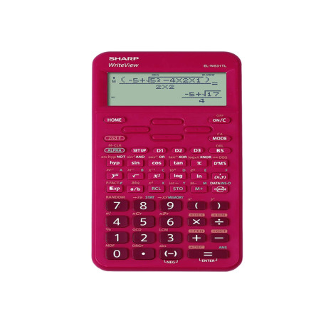 Sharp - Calcolatrice Scientifica EL-W531TL - Rosso - ELW531TLBRD