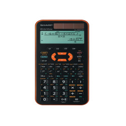 Sharp - Calcolatrice Scientifica EL-W531XG - Arancione - ELW531XGYR