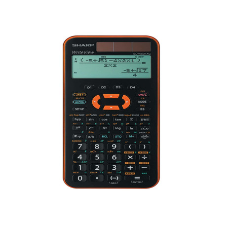 Sharp - Calcolatrice Scientifica EL-W531XG - Arancione - ELW531XGYR