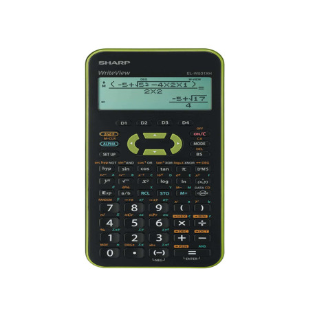 Sharp - Calcolatrice Scientifica EL-W531XH - Verde - ELW531XHGR