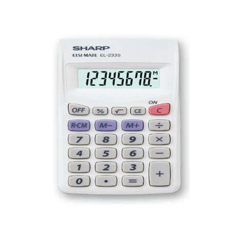 Sharp - Calcolatrice tascabile - EL233SB