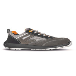 Calzatura di sicurezza Brezza S1P SRC Rock&Roll - pelle scamosciata morbida - numero 37 - grigio - U-Power