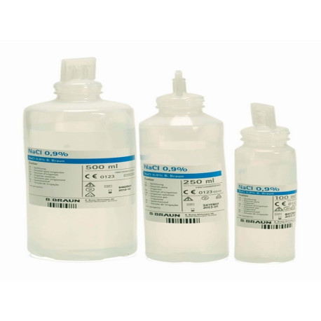 Soluzione Fisiologica al 0,9% di cloruro di sodio CE 93/42 100 ml Soluzione Salina Sterile